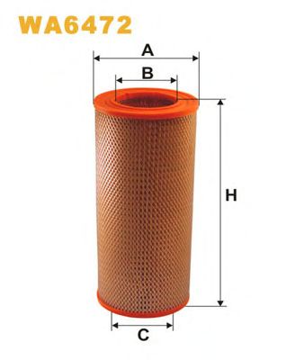 WIX FILTERS wa6472 -  Воздушный фильтр